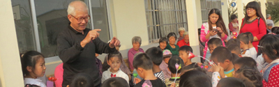 日照市两城中心幼儿园开展重阳节活动